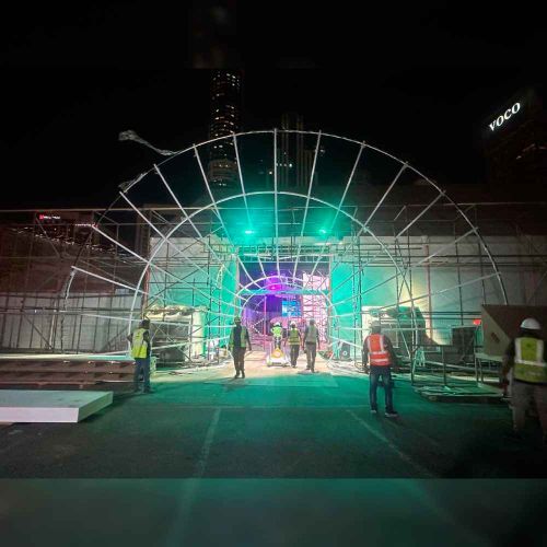 Contemporary Metal Arches for Weddings in Dubai