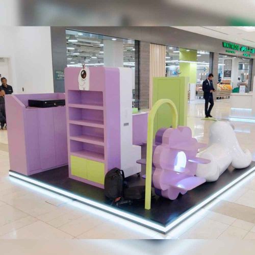Elegant Wooden Storage Units in Dubai