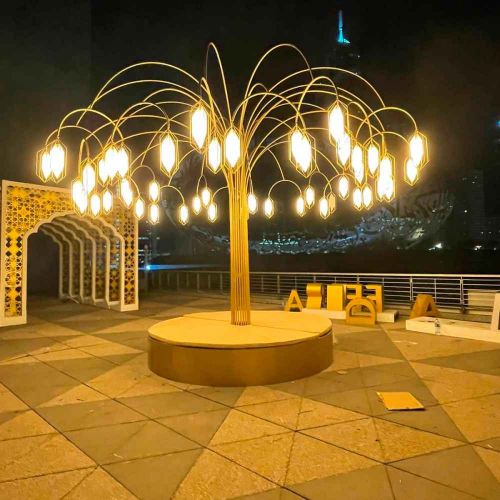 Festival Tree Lights Weatherproof LED Hanging Lights for Outdoor Decoration in Dubai