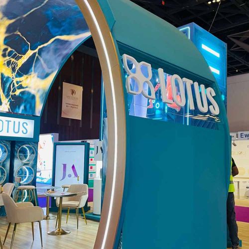 Marketing Event Stand Fabrication with Custom Architecture in Ras Al Khaimah