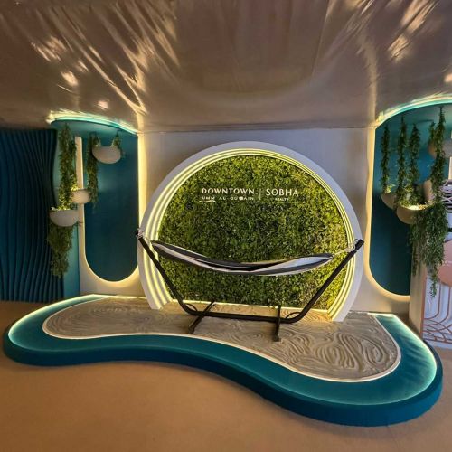 Nature Inspired Event Fabrication Design in Jumeirah