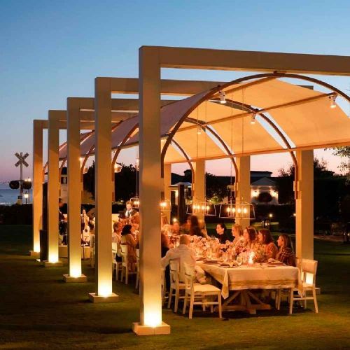 Outdoor Event Metal Structures with Roofs in Dubai