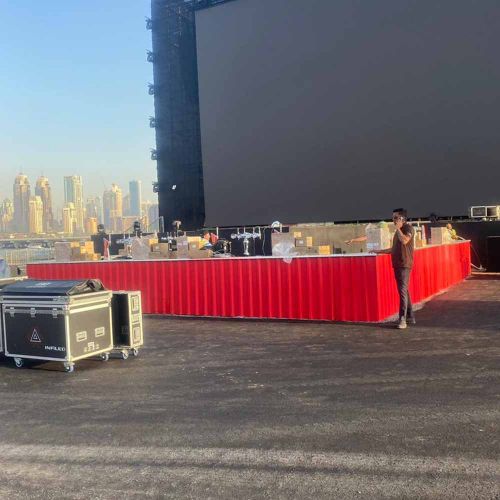 Outdoor LED Screen Stage Fabrication for Events in Ras Al Khaimah