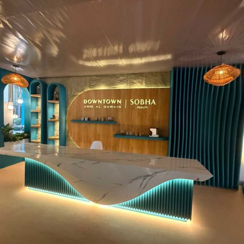 Reception Pod Fabrication for Sobha Realty Activation in Jumeirah