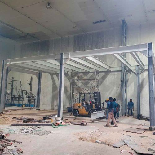 Steel Frame Exhibition Mezzanine Floor Designs in Dubai