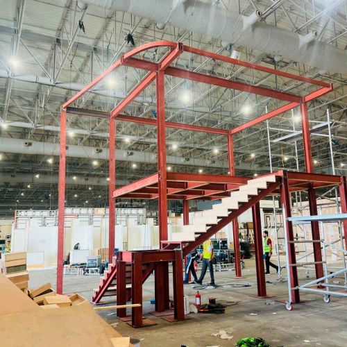 Temporary Mezzanine Event Floors for Exhibitions and Trade Shows in Dubai