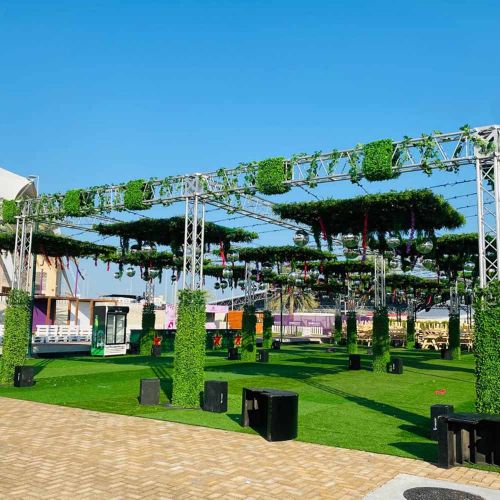 Themed Outdoor Space and Festival Zone Event Fabrication in Ras Al Khaimah
